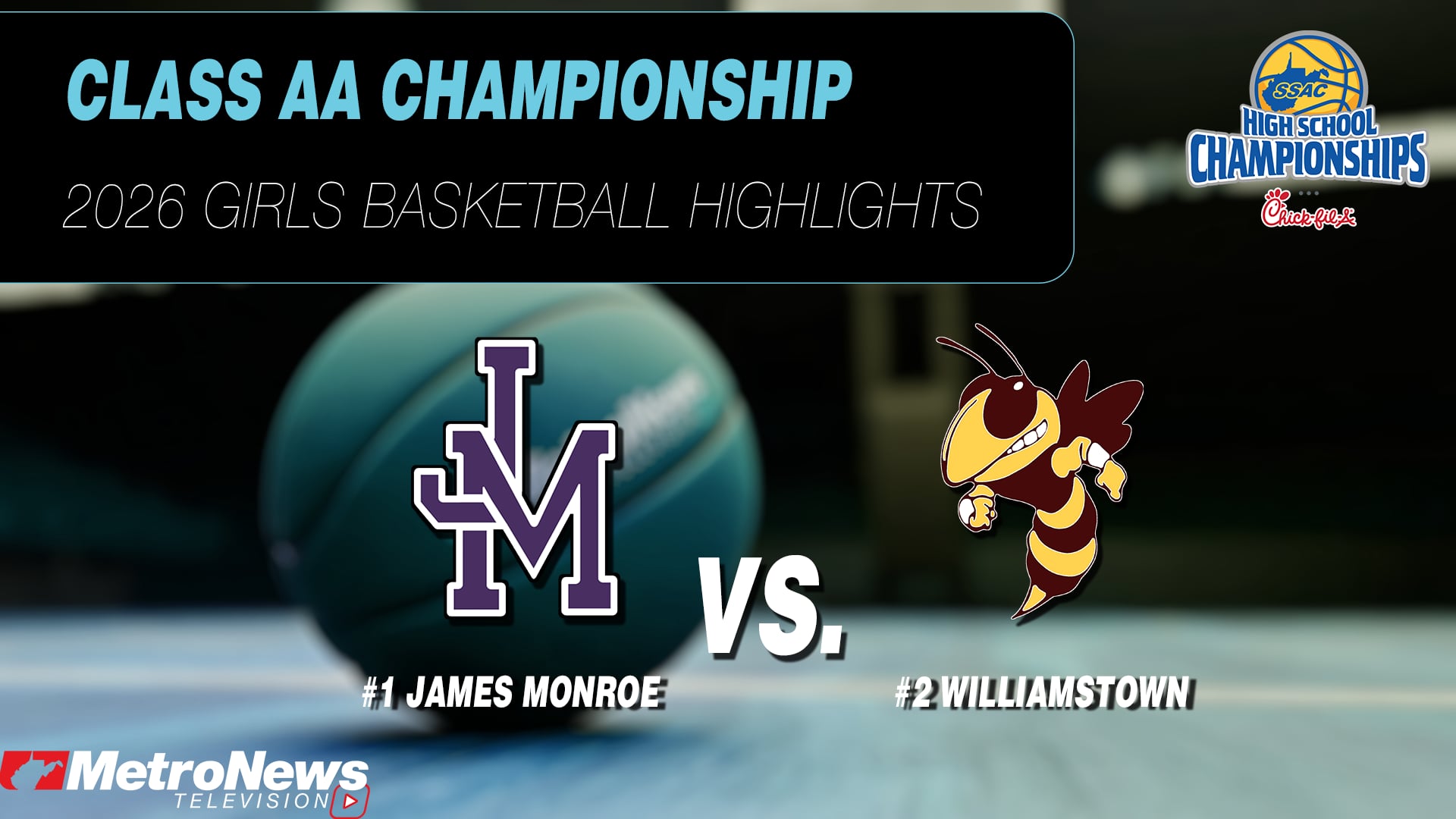 James Monroe vs Williamstown | Class AA State Championship Highlights