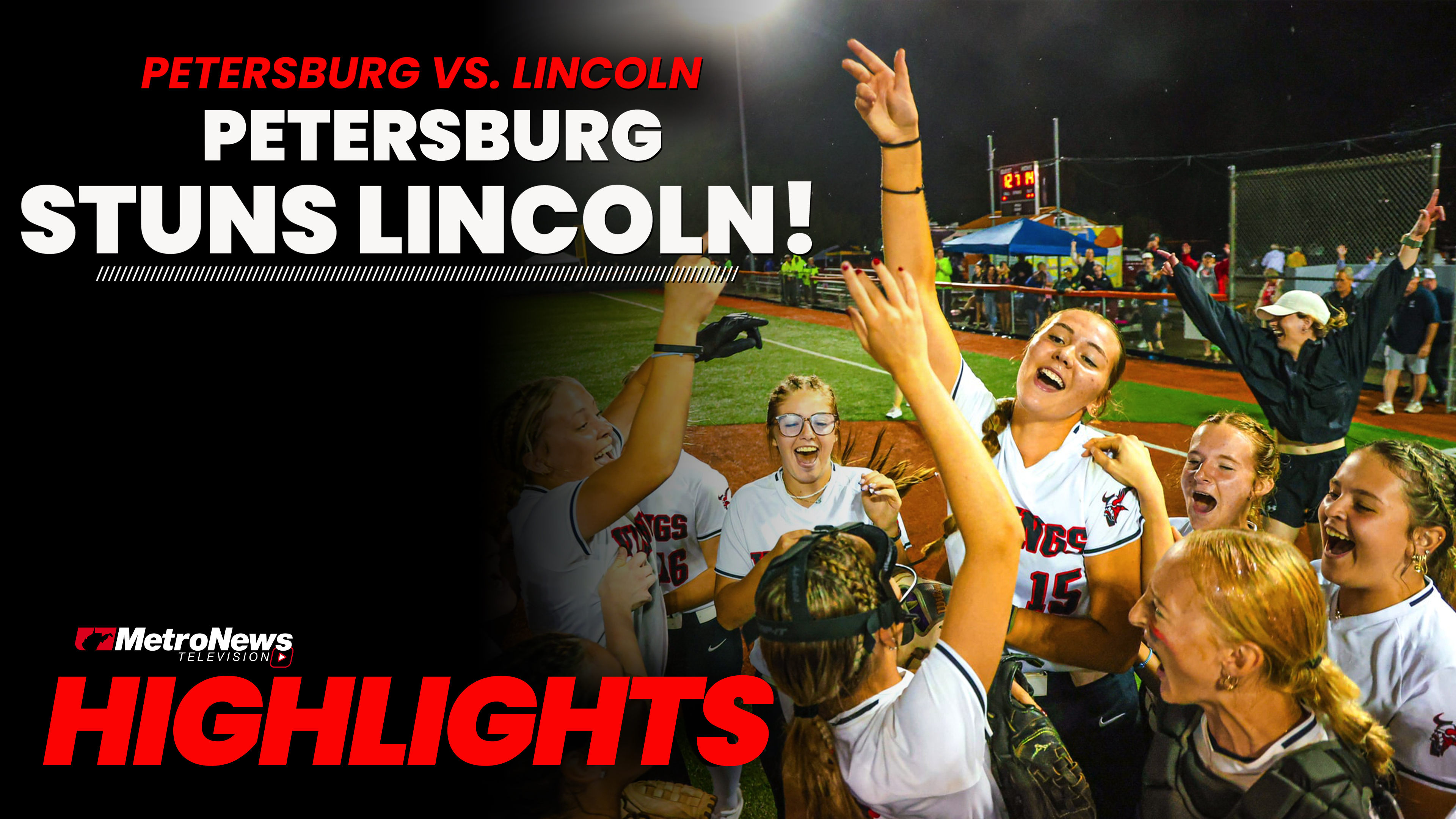 Petersburg erases 9-0 deficit, defeats Lincoln 14-12 in AA state tournament