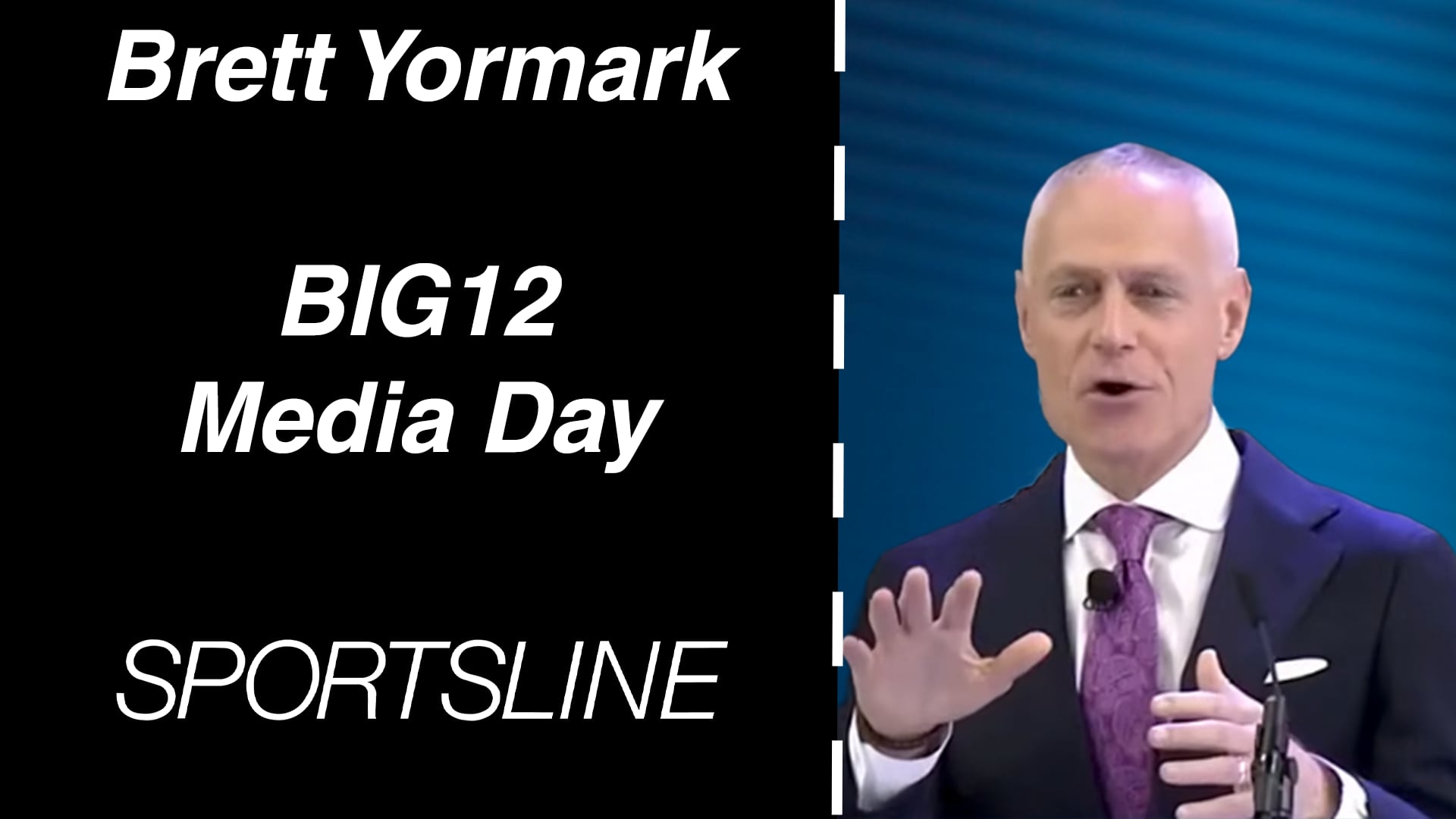 Brett Yormark: Big 12 Media Day