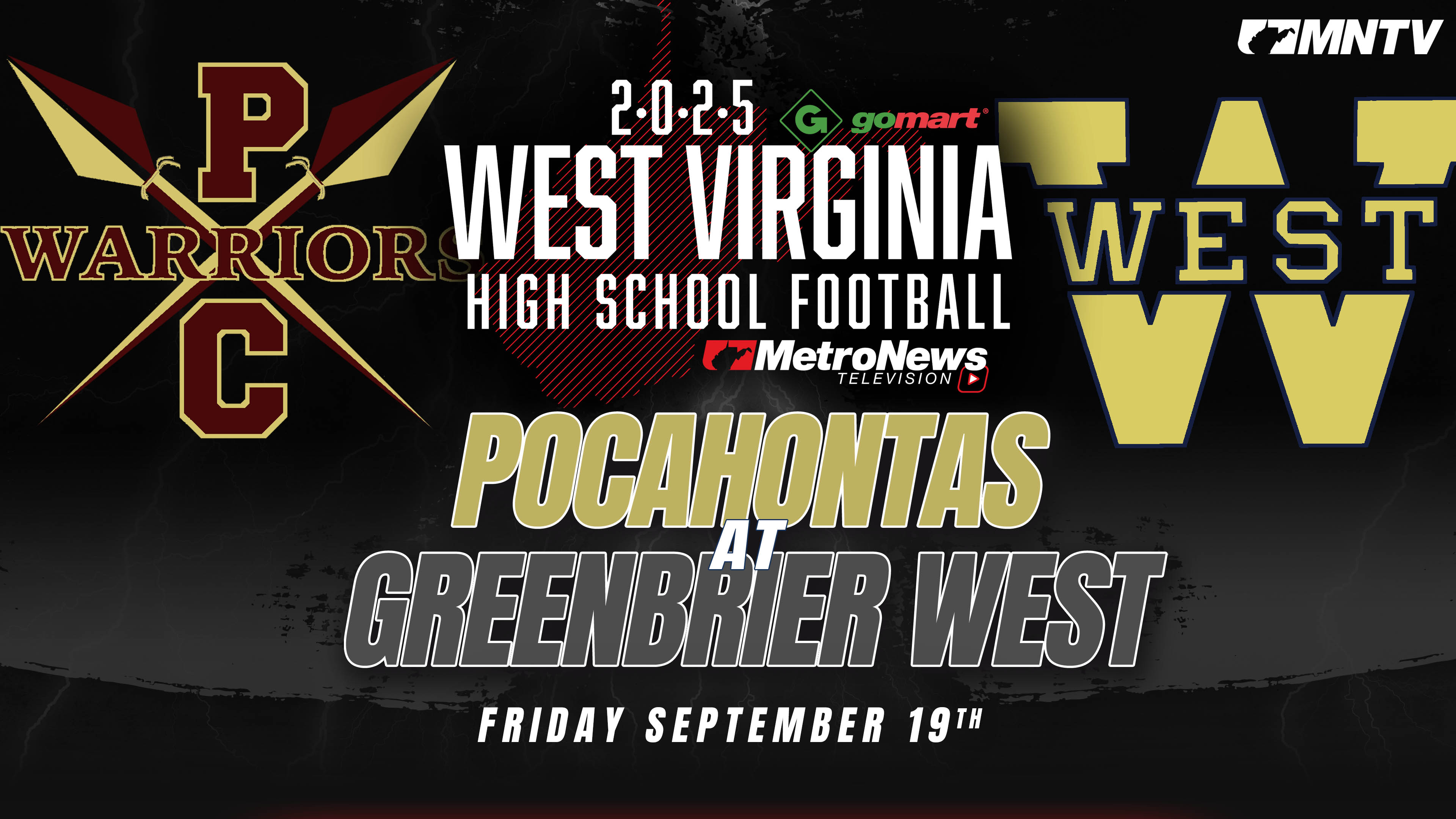 Pocahontas County vs. Greenbrier West (9/19/25)