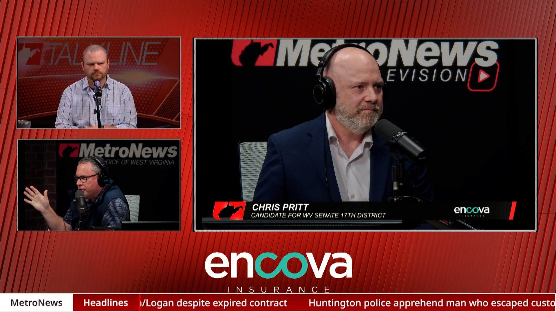 Talkline: WV Politics, Senate Races & News w/ Knisely, Halpern, Pritt (4/28/26)