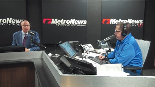 Dave talks with Delegate David McCorm...