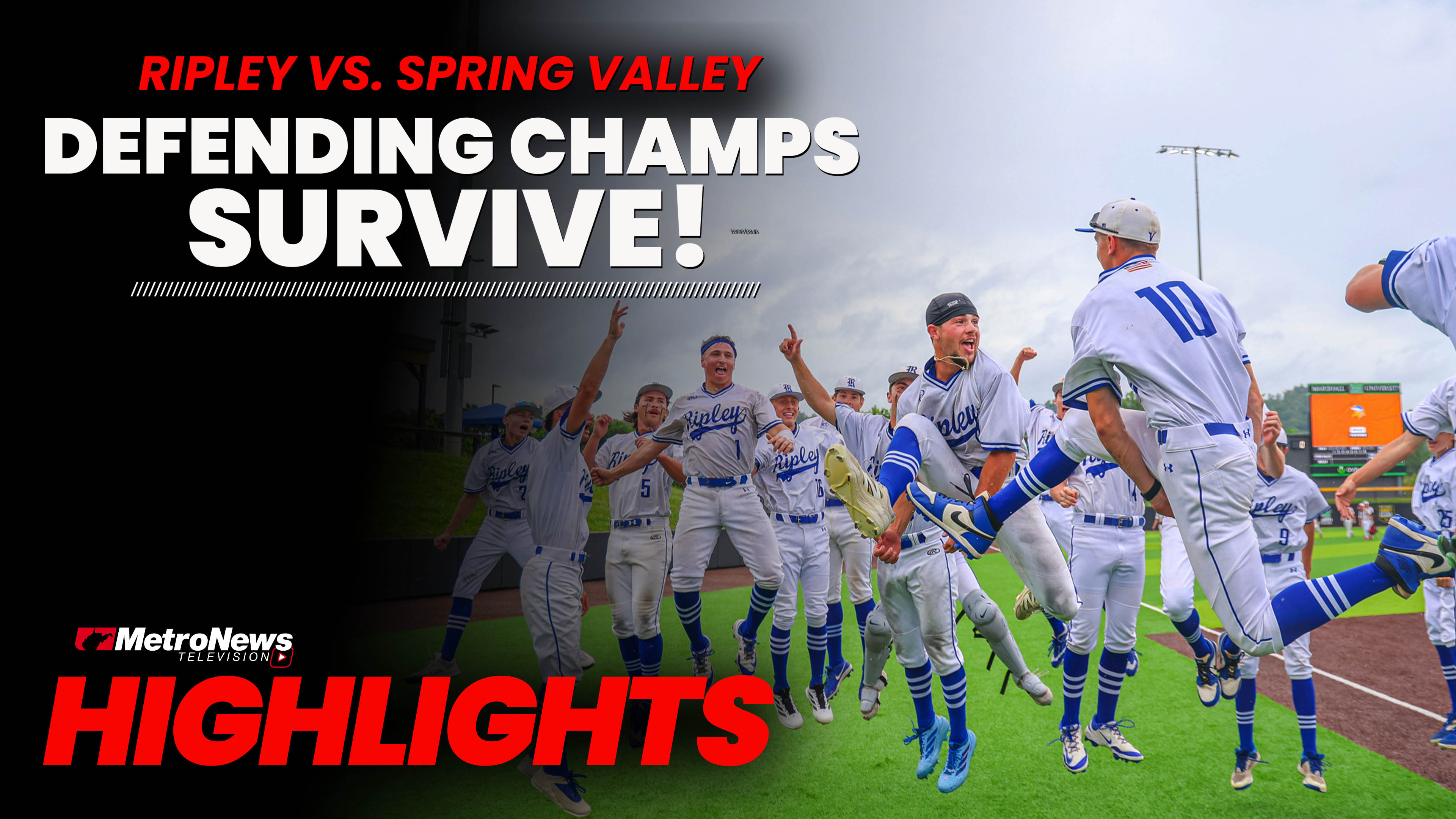 Ripley erases 8-run deficit, defeats Spring Valley, 12-10 in AAA QF