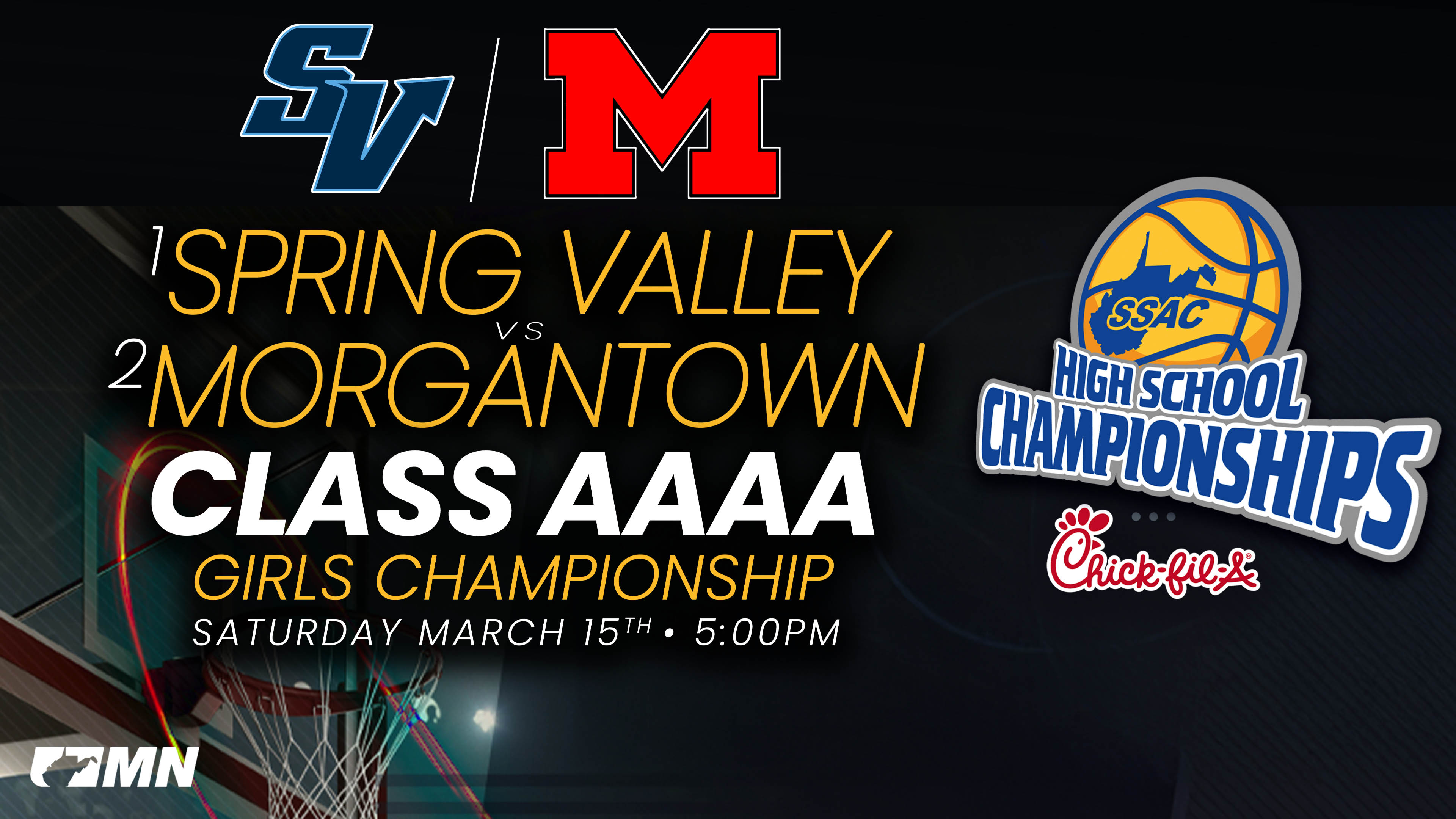 AAAA Chip (Girls 2025): Spring Valley vs. Morgantown 