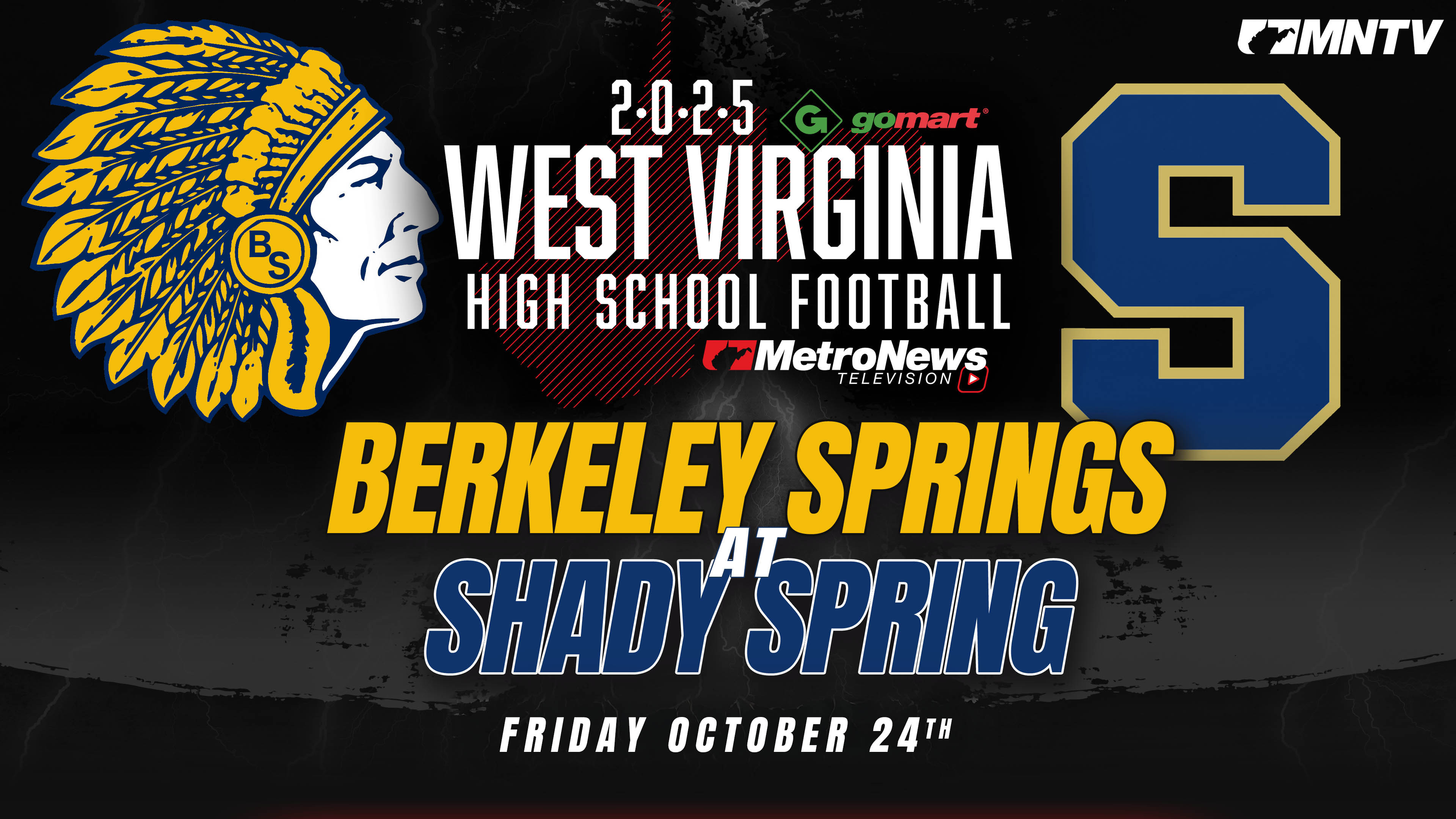 Berkeley Springs vs. Shady Spring (10/24/25)