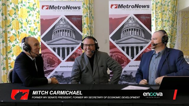 Mitch Carmichael at the 2025 WV Busin...