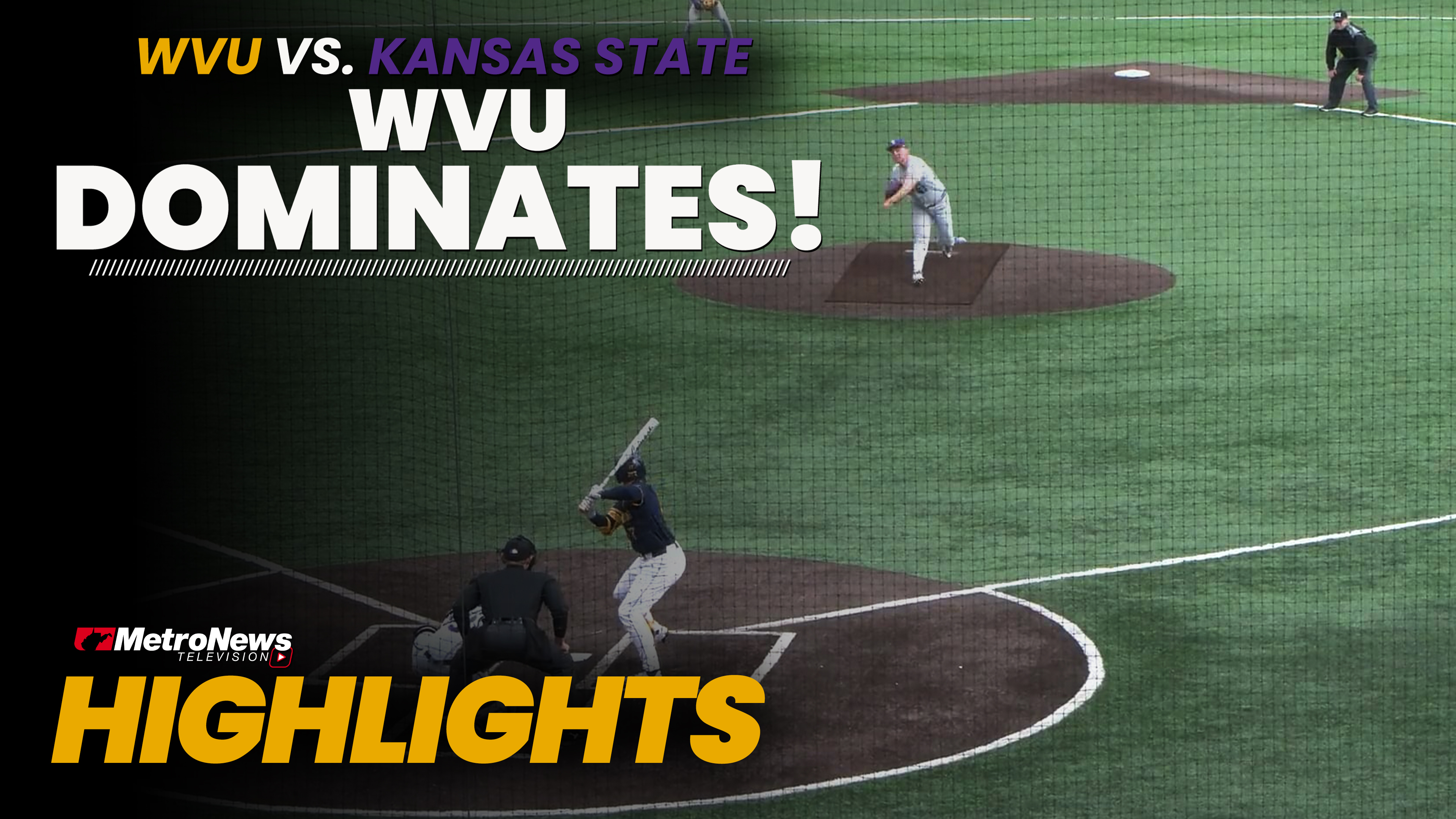 Cole cruises as No. 18 West Virginia secures series with Kansas State, 9-1