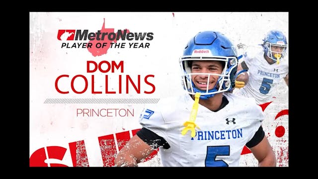 Princeton wideout Dominick Collins na...