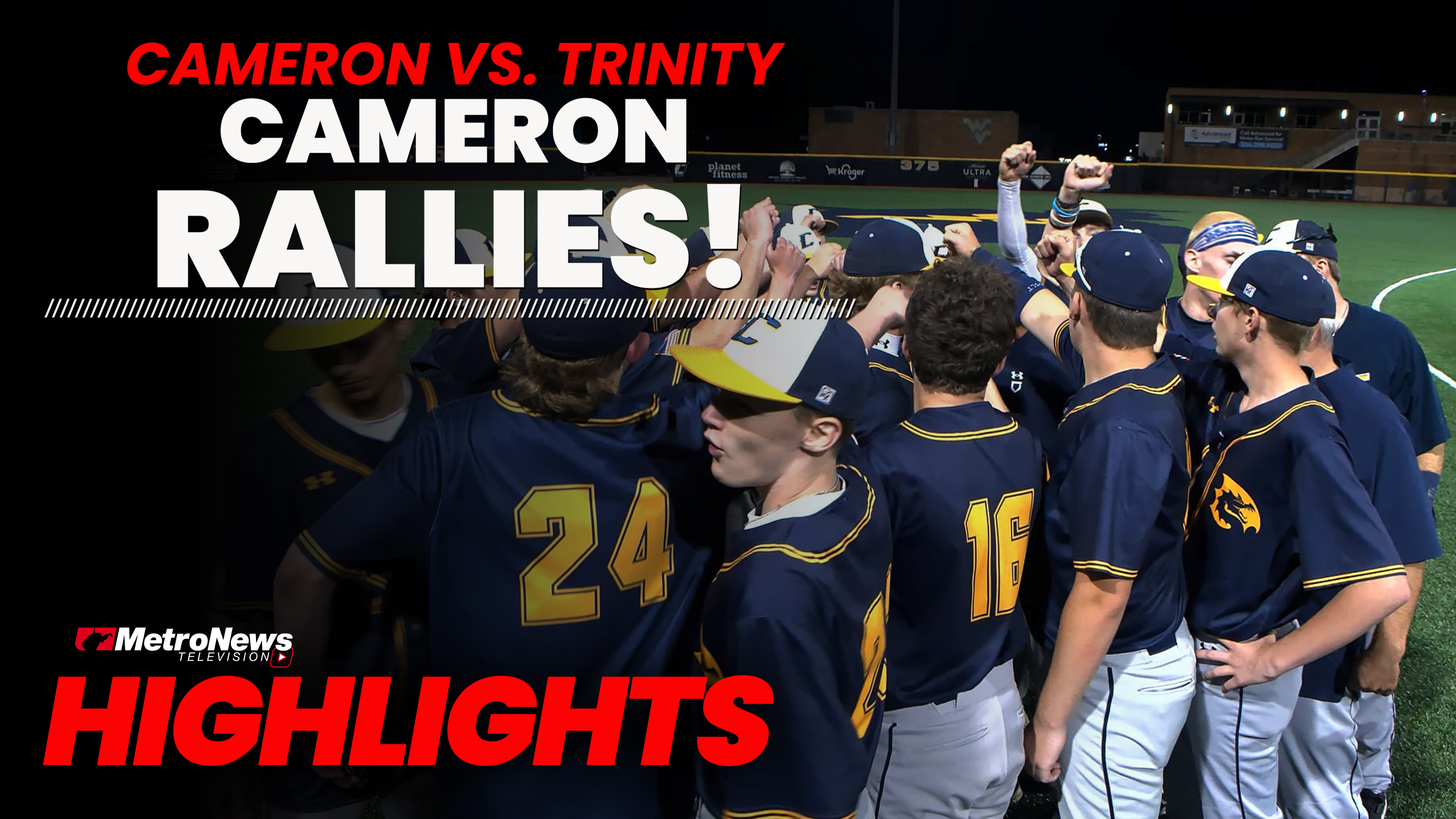 Cameron collects 20th victory, rallying past Trinity, 7-3