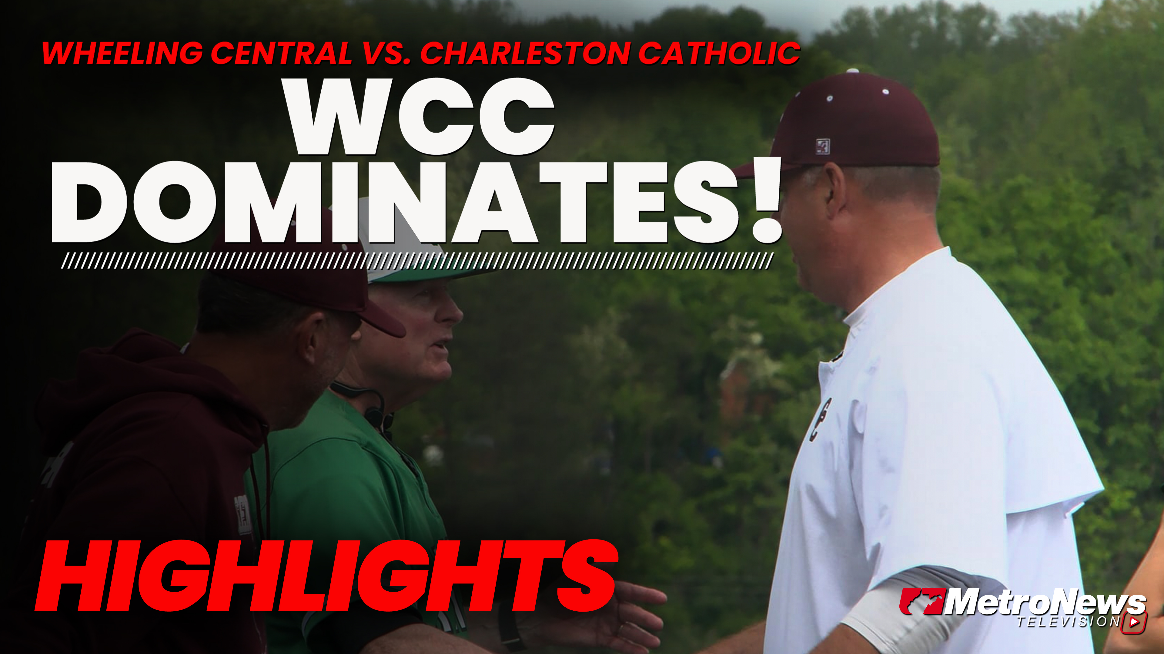 Wheeling Central collects 22 hits in 16-5 win at Charleston Catholic