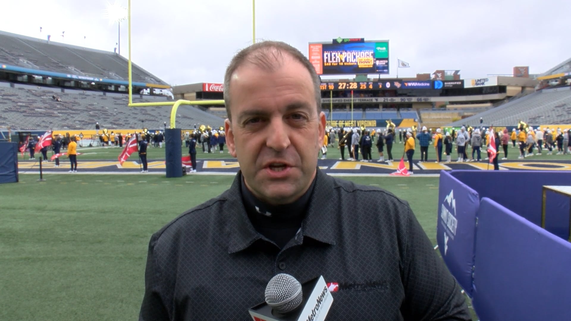 Setting the scene from Morgantown as WVU hosts UCF on Senior Day