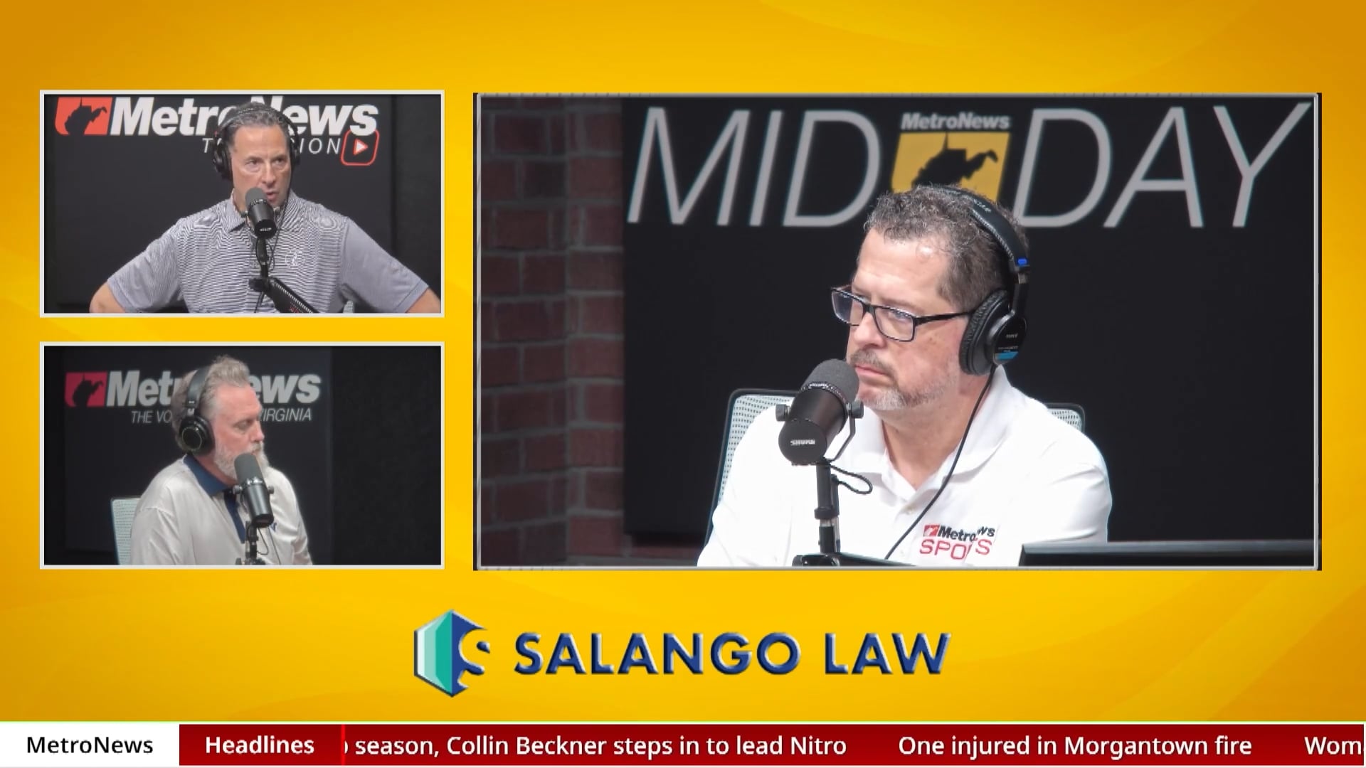 Dave A Tony Caridi Brad Howe talk about Inside the Huddle and State of Minds