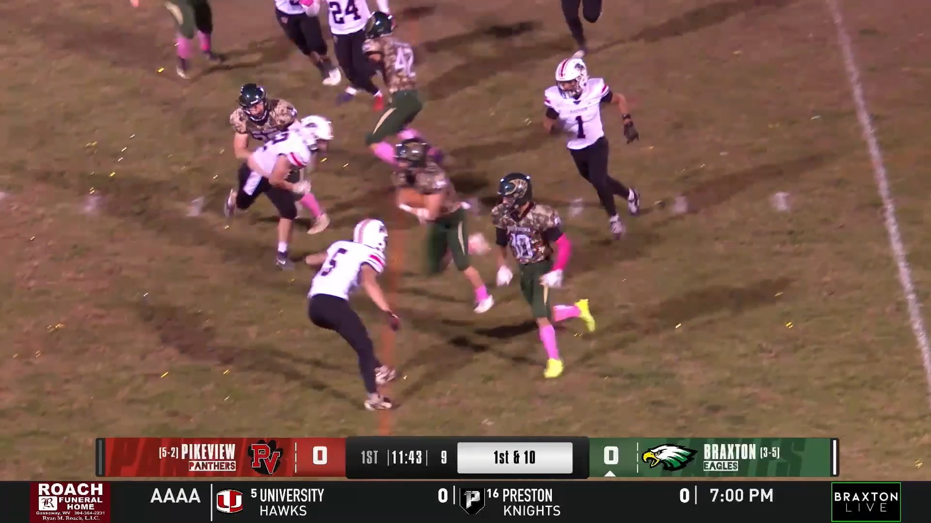 Highlights: Braxton defeats PikeView, 27-26 in 2OT