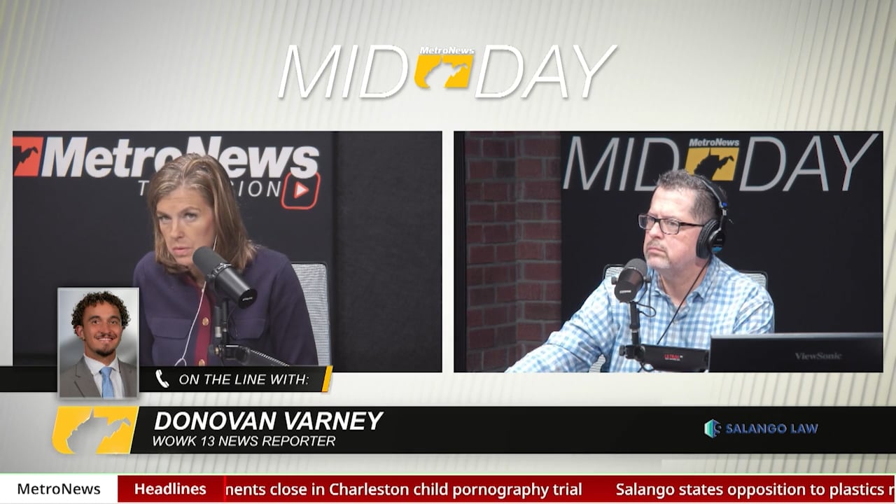 DA Donovan Varney talks about a plane diverted to CRW due to smoke in the cockpit