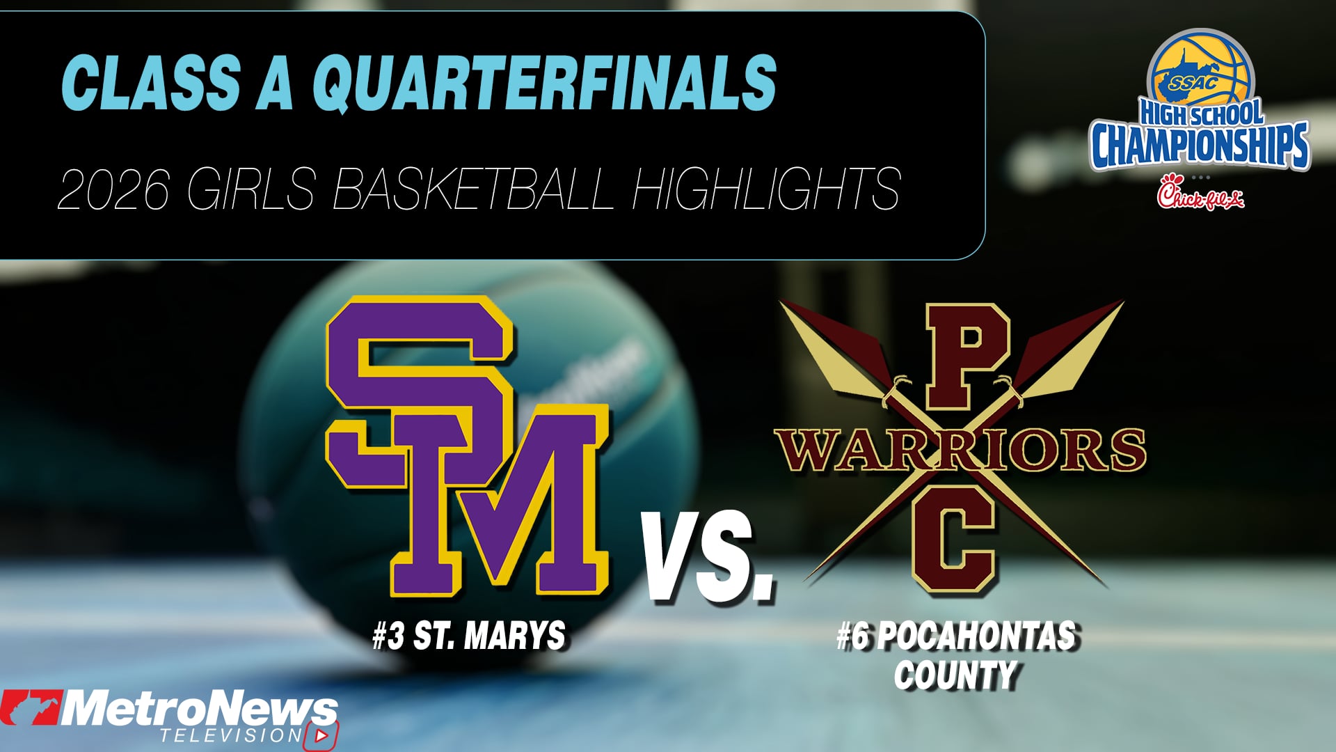Game highlights (Class A Quarterfinal): St. Marys 65, Pocahontas County 28