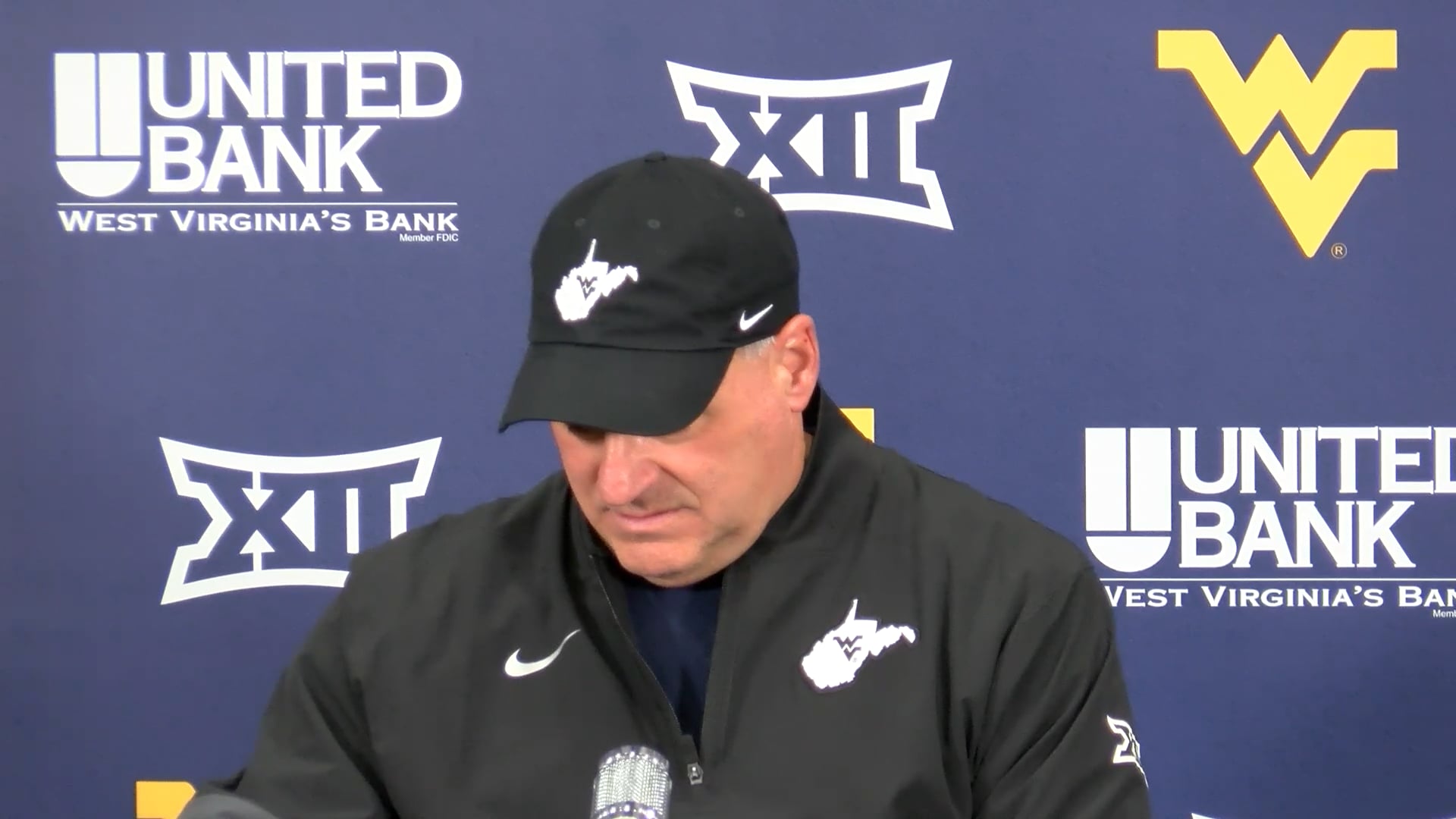 Rich Rodriguez postgame press conference following WVU's 23-17 loss to TCU