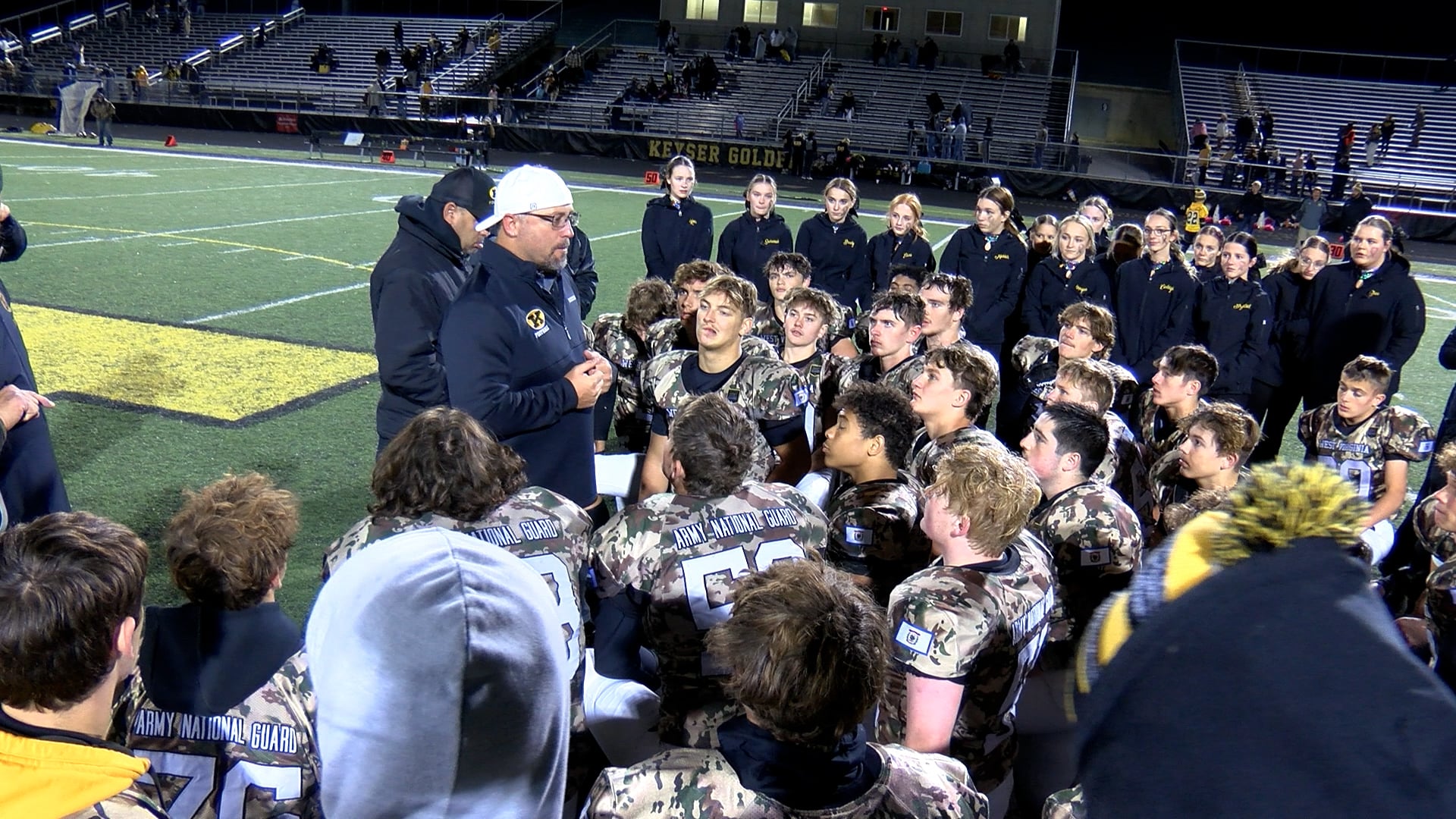 Keyser controls first half en route to 55-21 win over Moorefield