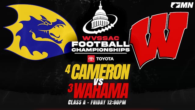 Game Archive: Cameron vs. Wahama