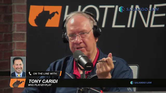 Dave W Tony Caridi talk about WVU Bas...