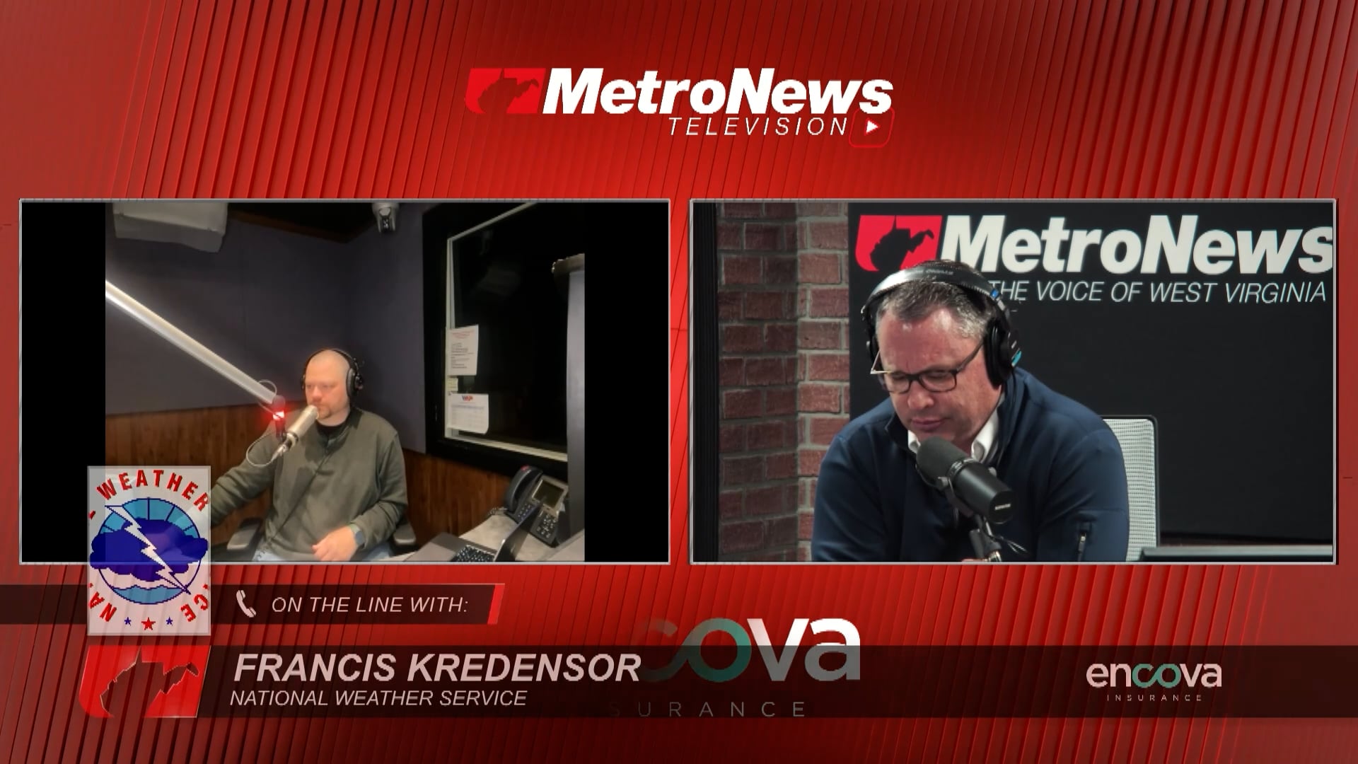 Francis Kredensor on the snowstorm