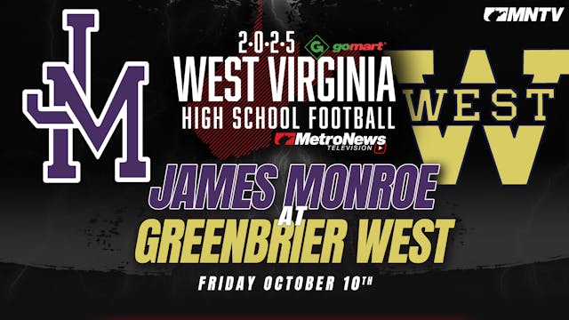 James Monroe vs. Greenbrier West (10/...