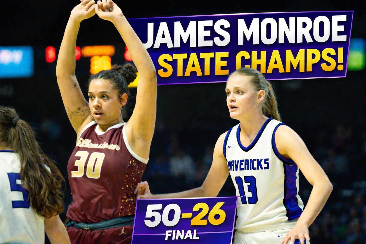 James Monroe vs Williamstown | WVSSAC Class AA Championship Broadcast Highlights