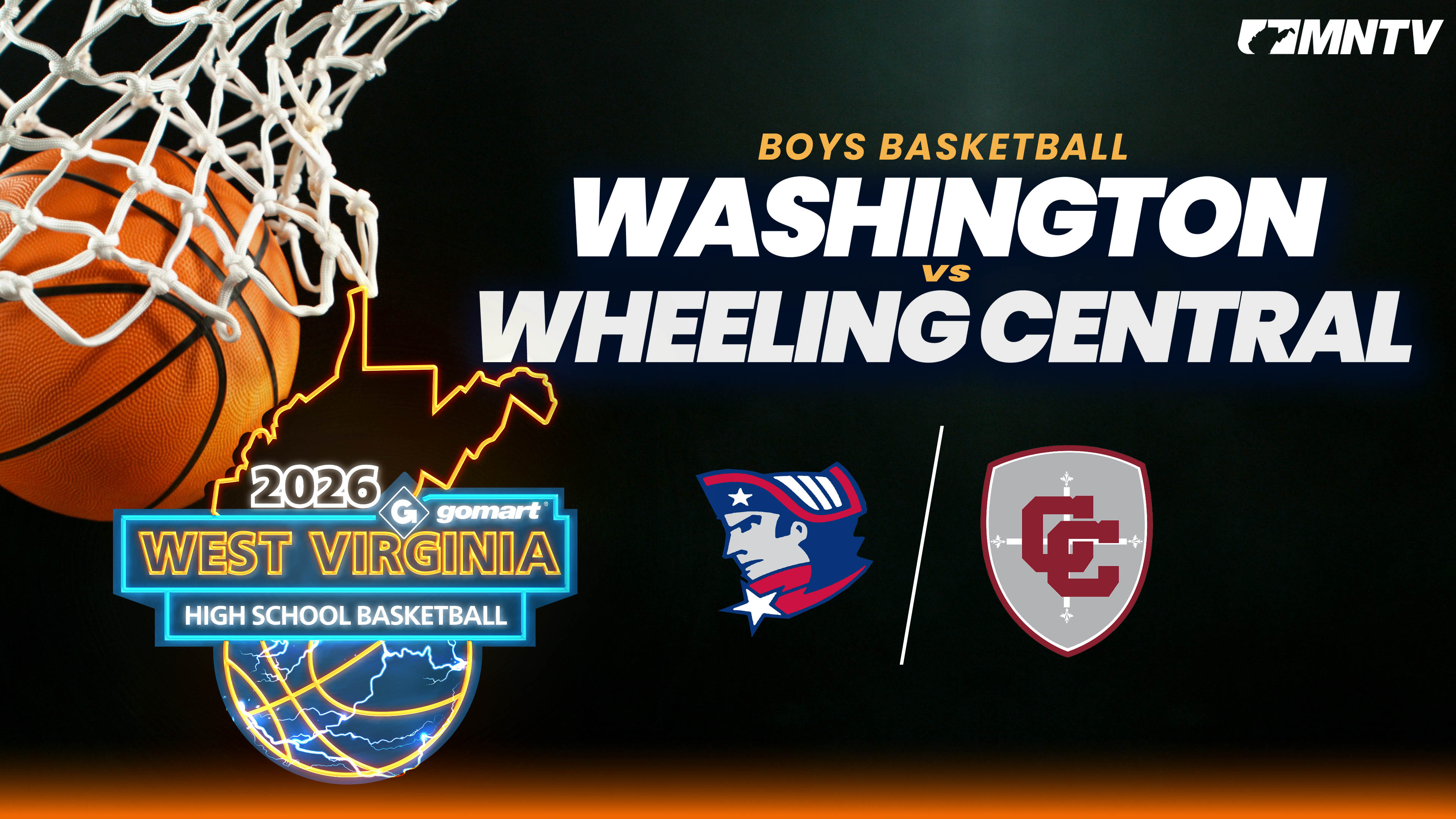 Washington vs. Wheeling Central (Boys, 2/27/26)