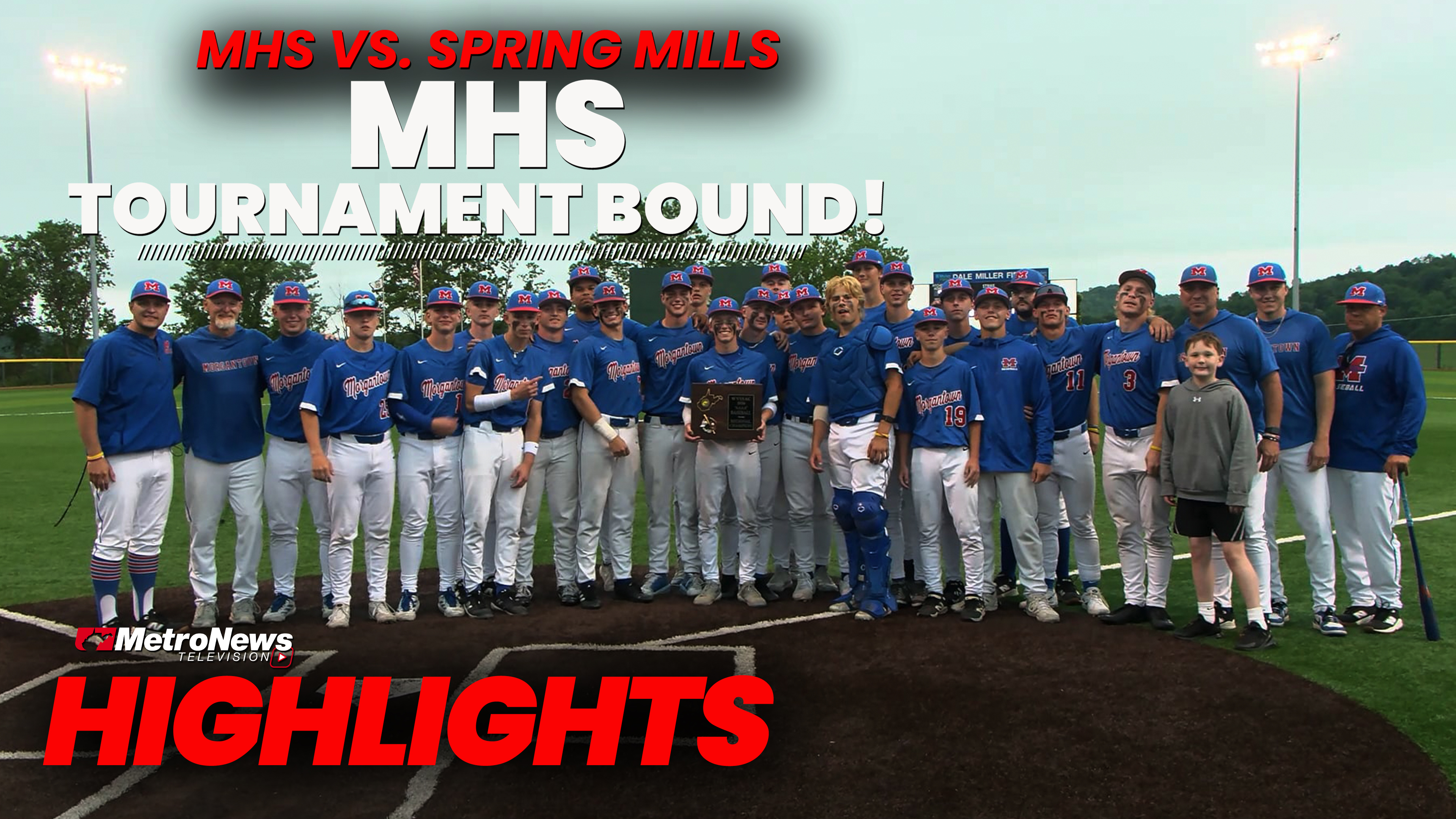 Morgantown secures 3rd consecutive regional title. 11-3 win over Spring Mills