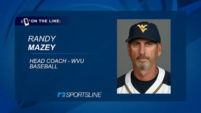 WVU Baseball coach Randy Mazey after ...