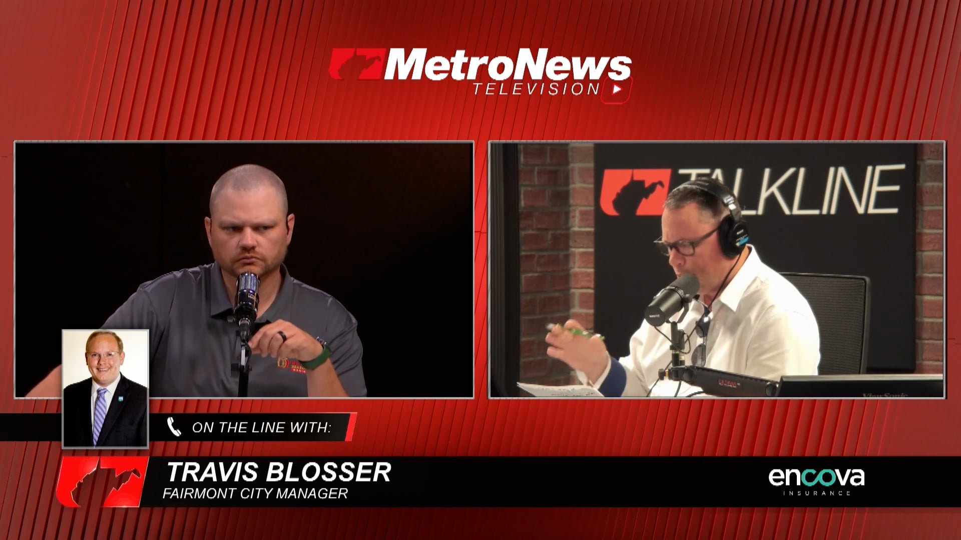 Travis Blosser and Dusty Lambert on Fairmont Flood Update