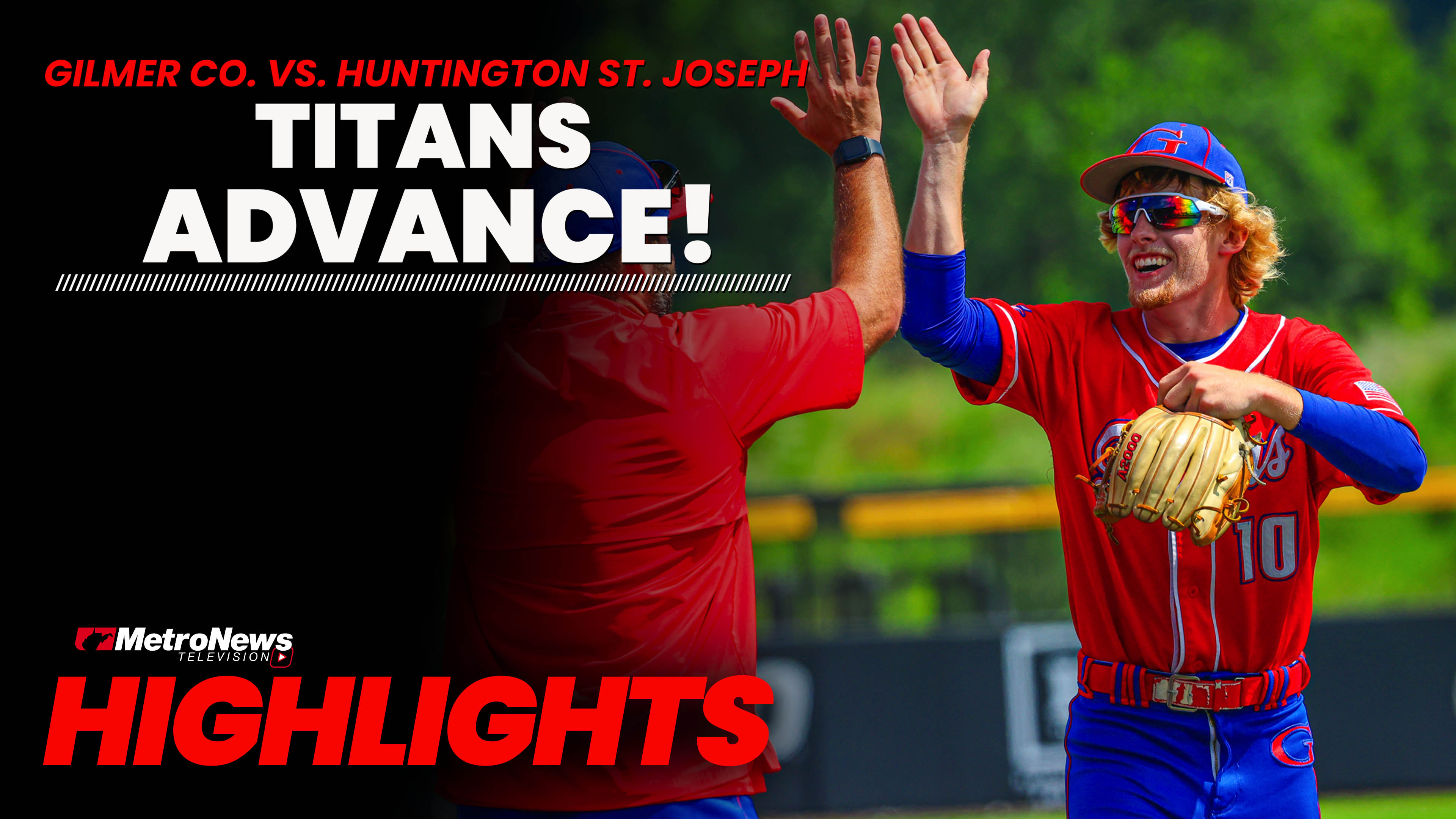 Gilmer County ousts top-seeded Huntington St. Joseph's, 8-4 in the Class A semis