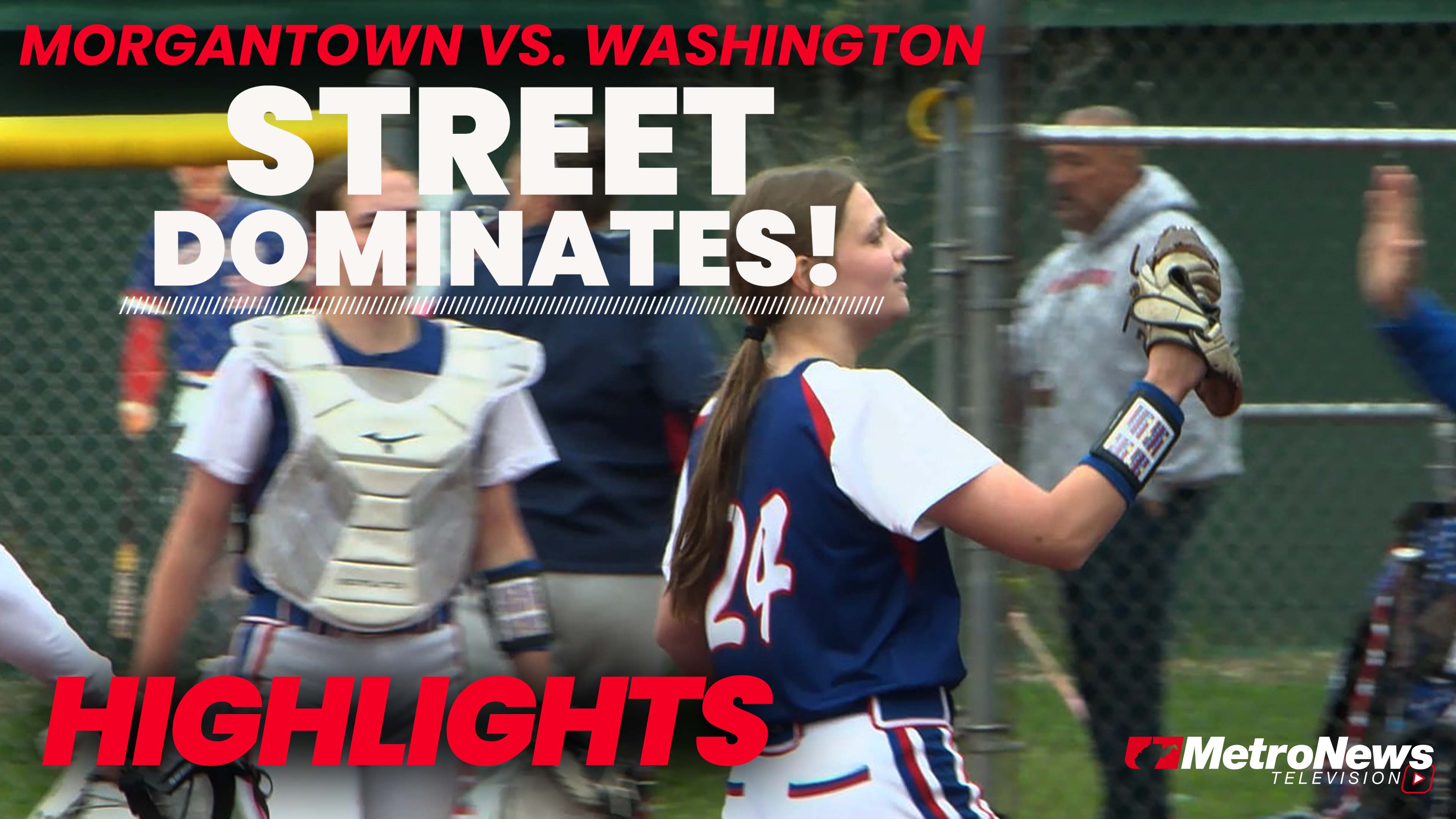 Street pitches and hits No. 3 Morgantown past No. 9 Washington, 7-3
