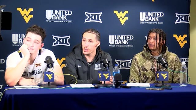 WVU players postgame press conference...