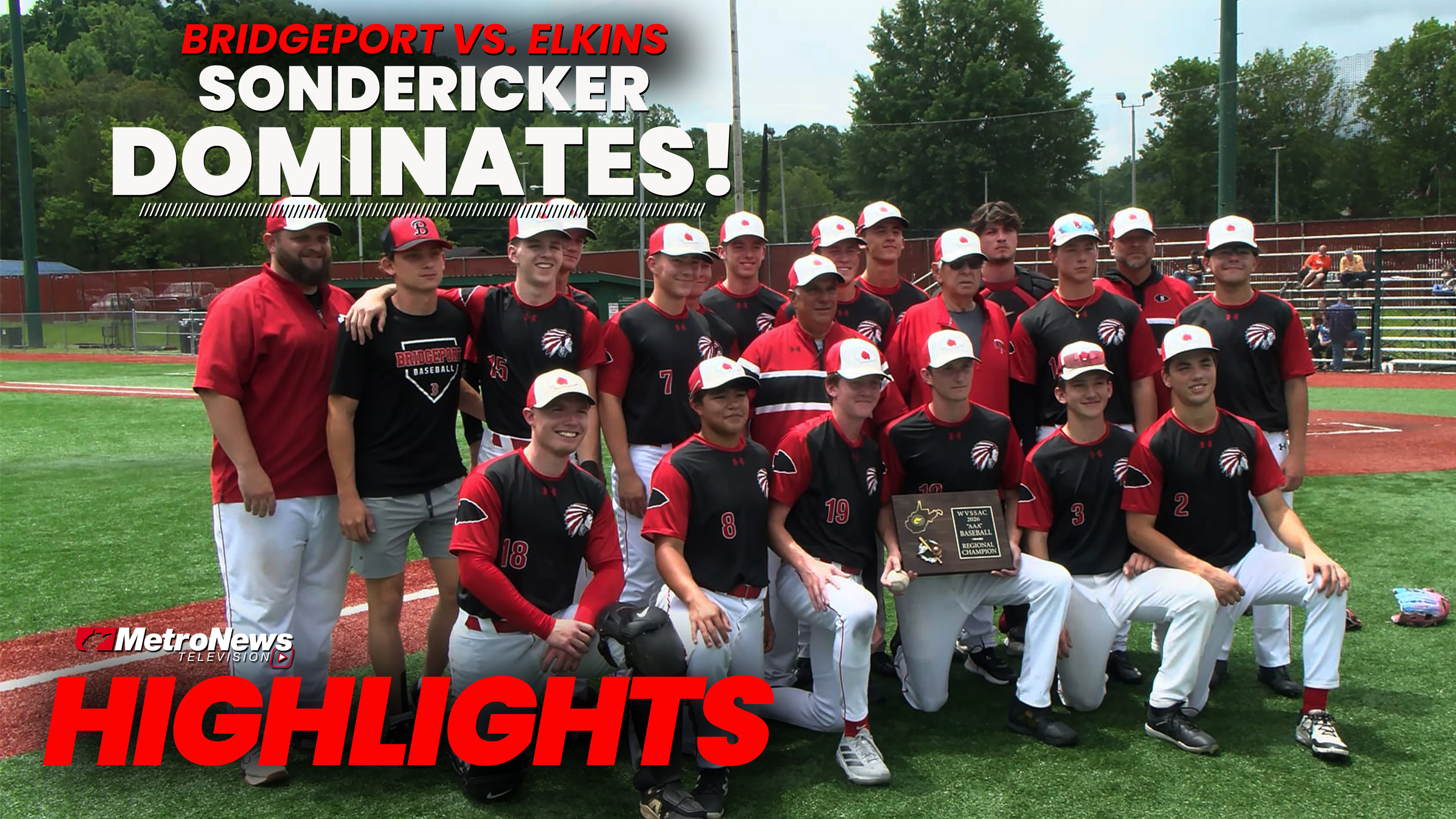 Bridgeport secures state tourney spot with 7-2 win over Elkins