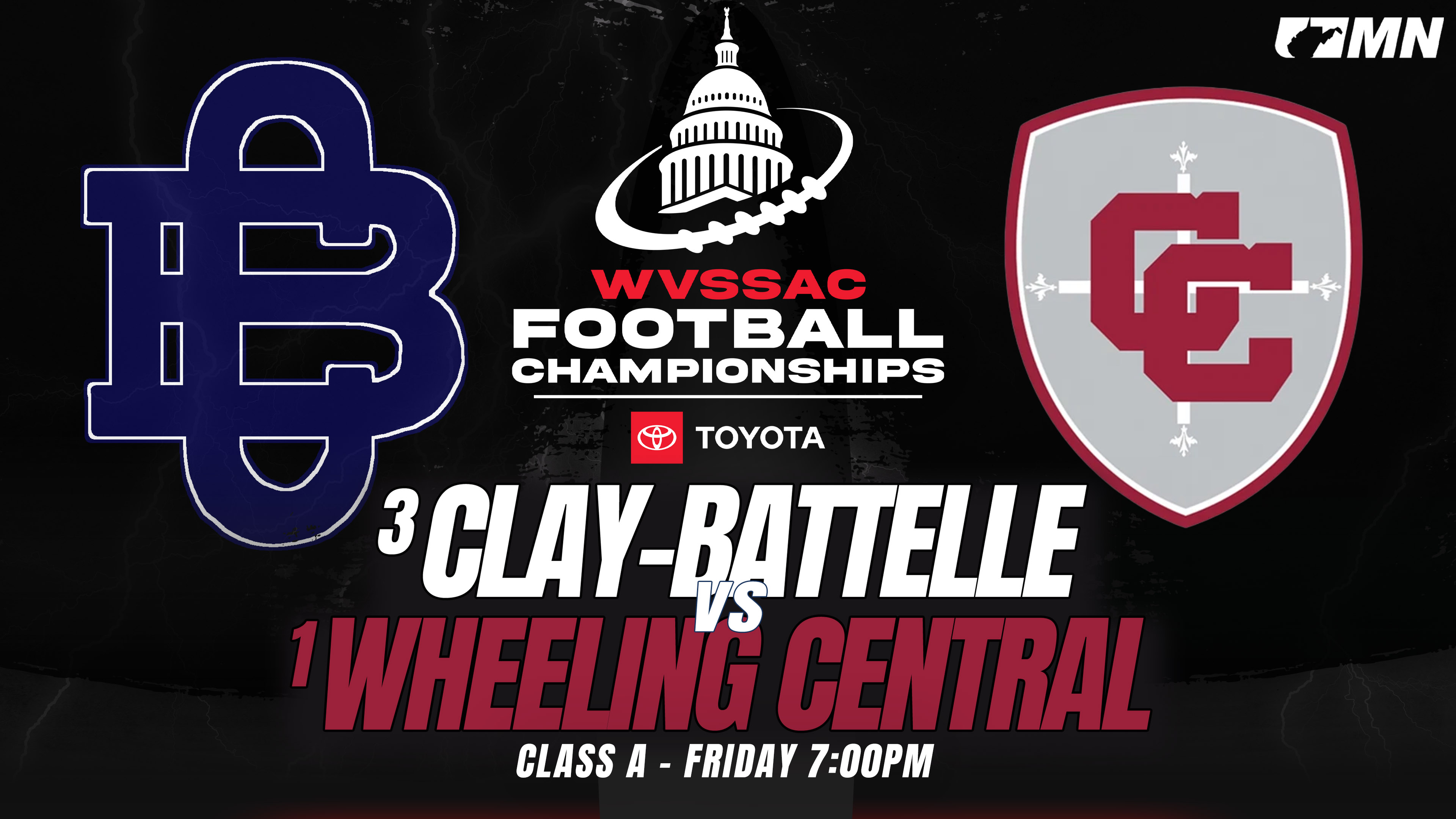 Game Archive Class A Chip: Clay-Battelle (3) vs. Wheeling Central (1) (12/5/25)