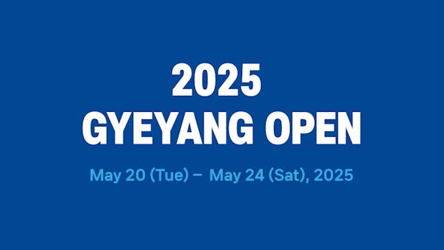 2025 GYEYANG OPEN