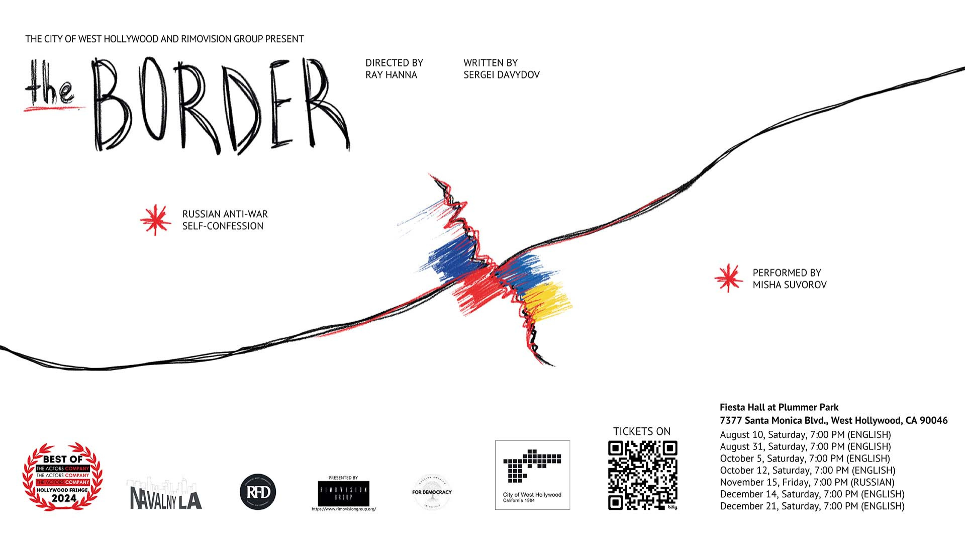 The Border anti-war solo-show