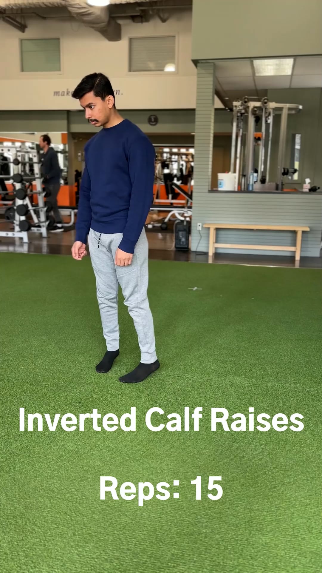 Inverted Calf Raises