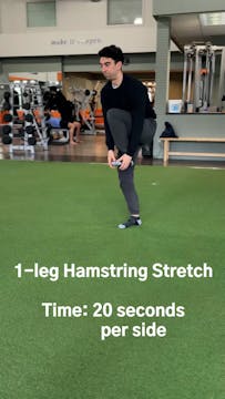 1-leg Hamstring Stretch