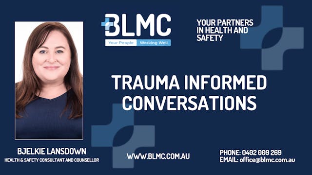 Trauma Informed Conversations