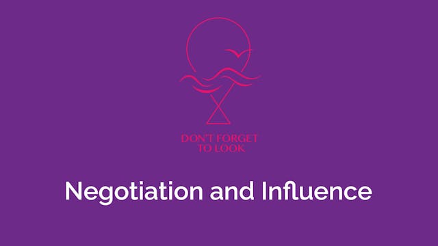 Negotiation and Influence