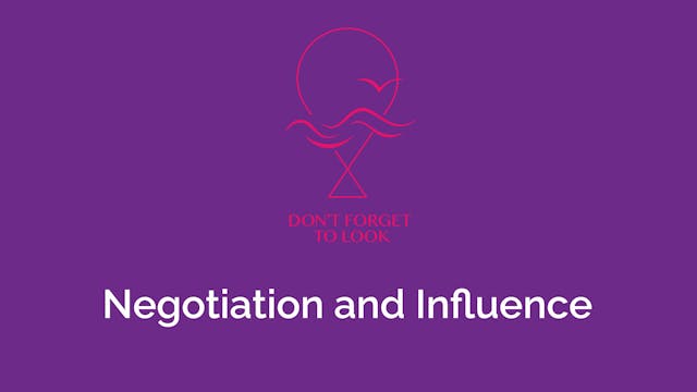 Negotiation and Influence