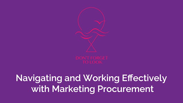 Navigating Marketing Procurement