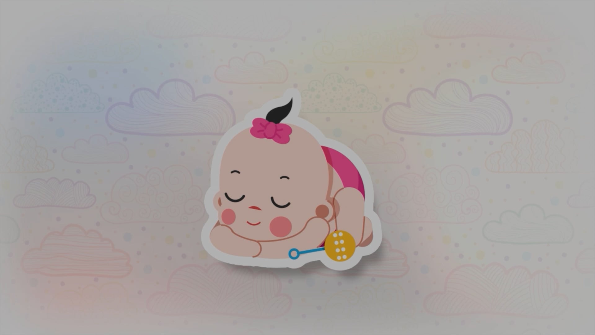 25 Bebés Durmiendo en las Nubes