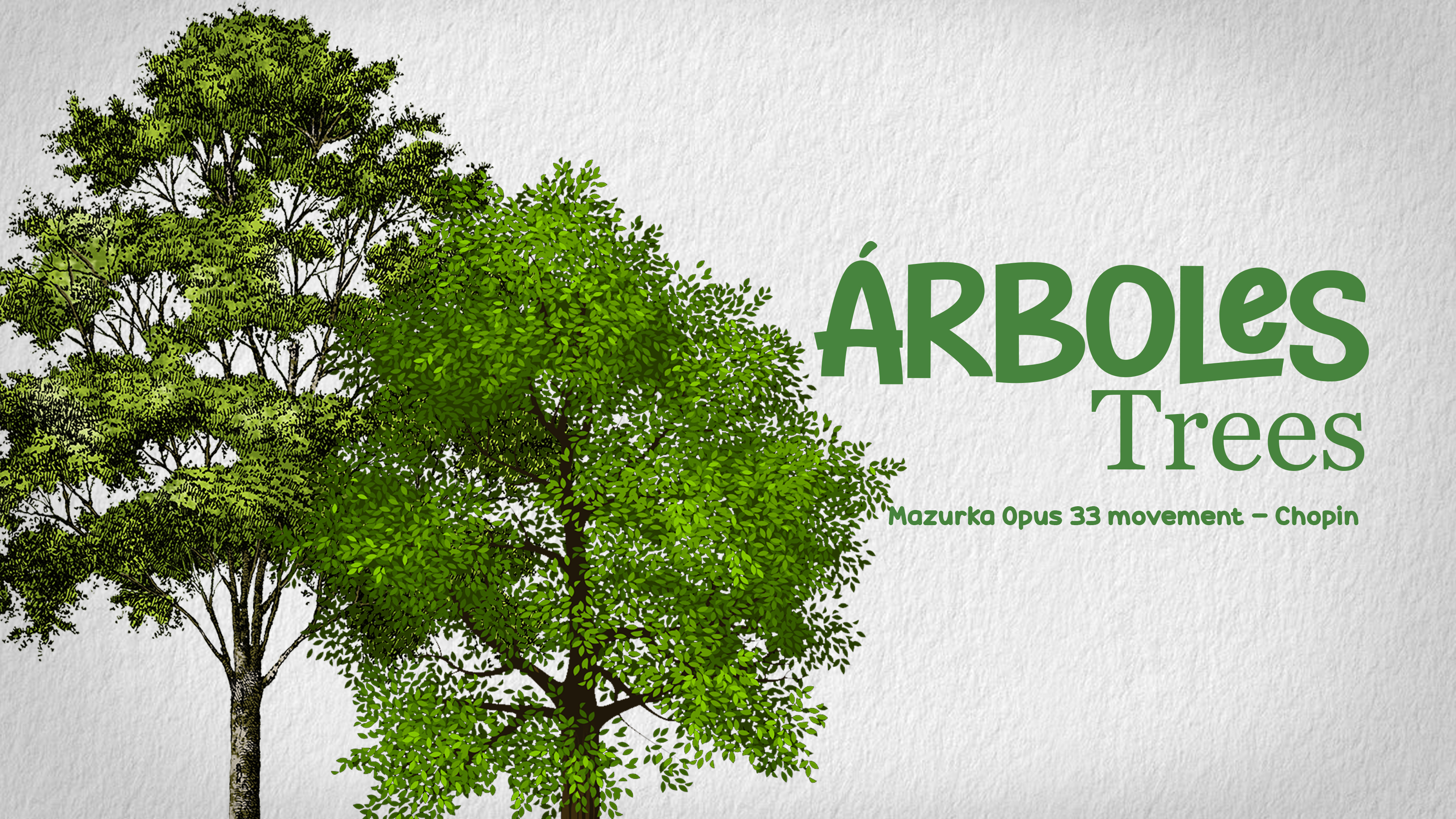 TREES - Mazurka Opus 33 movement - Chopin