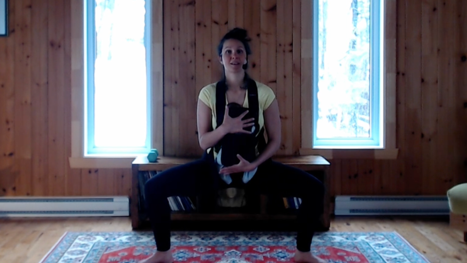 Postnatal | Entrainement doux en porte-bébé