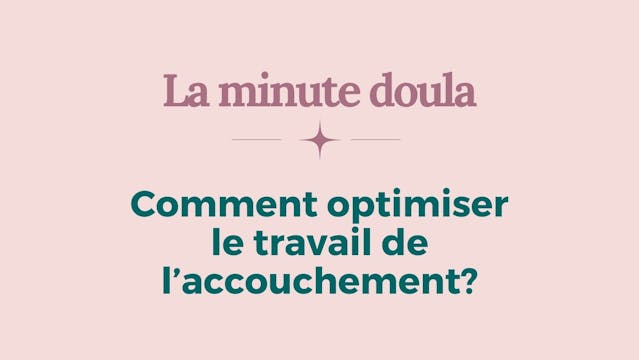 Capsule Doula | Optimiser le travail ...