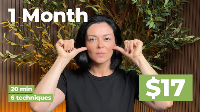 Relax your jaw - sculpt your face. ACCESS 1 month