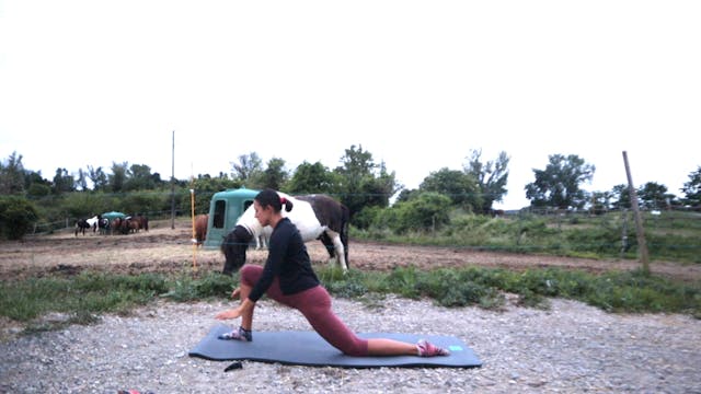 10 min warm up morning flow
