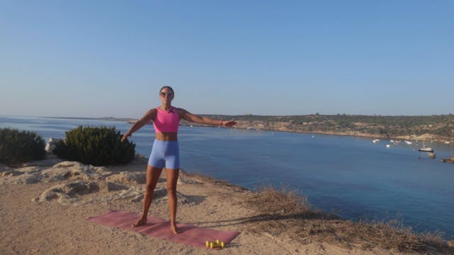 Holistic total body pilates with smal...